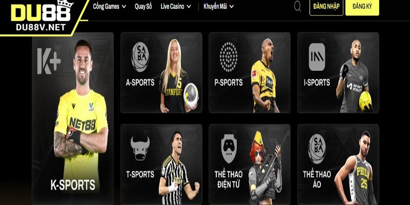 Giới thiệu từ A đến Z thể thao DU88